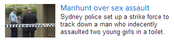 Finally! Someone is reporting this crime the same way other crimes are reported.